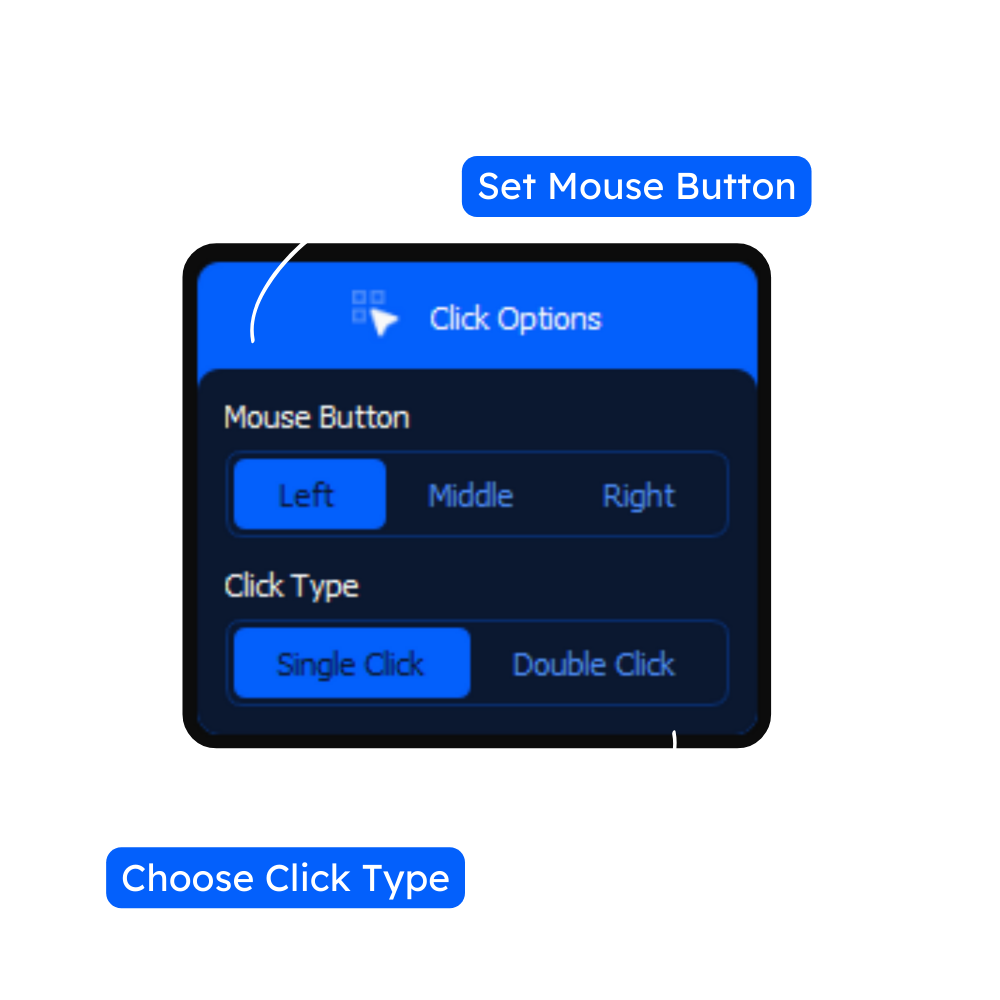 Choose Click Type