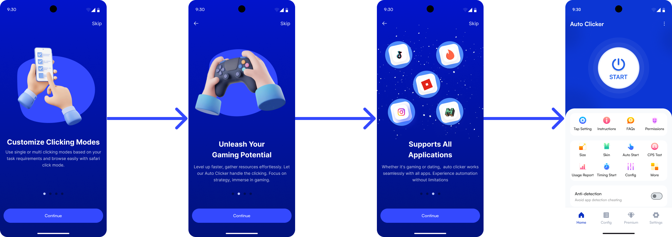 Onboarding screen